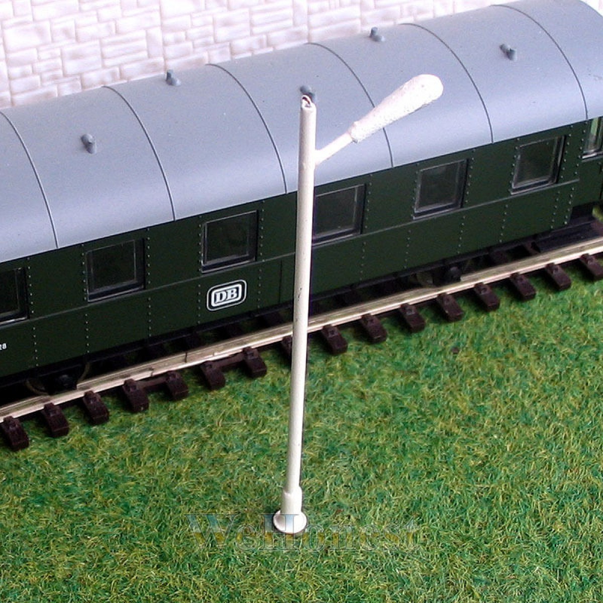 3 x HO scale Lamps Model Train Lamp posts Railroad Scenery Street Lights #043